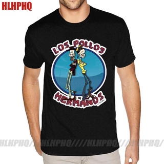 เสื้อยืดคอกลม แขนสั้น ผ้าฝ้าย พิมพ์ลาย Breaking Bad Los Pollos Hermanos สําหรับผู้ชาย WE564RET40186