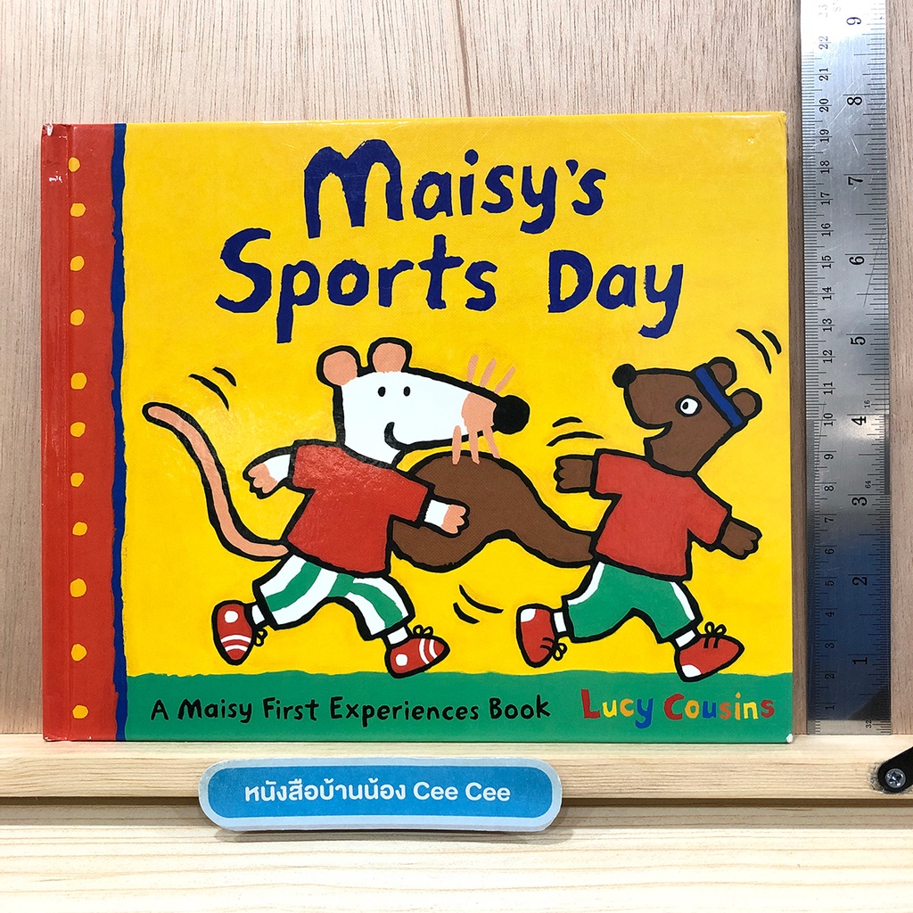 หนังสือนิทาน-ภาษาอังกฤษ-ปกแข็ง-maisys-sports-day-a-maisy-first-experiences-book-lucy-cousins