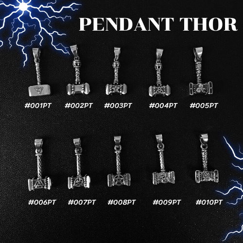 สร้อยเงินแท้925-จี้ธอร์เงินแท้-thor-pendant