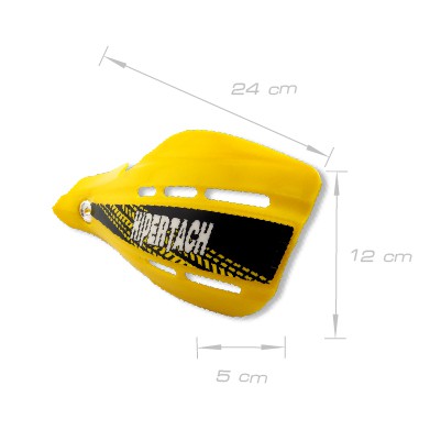 hiper-tach-การ์ดแฮนด์-สีเหลือง-สำหรับยึดแฮนด์-กันกระแทก-อุปกรณ์แต่งรถ-มอเตอร์ไซค์-s0066