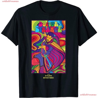 Marvel Doctor Strange In The Multiverse Of Madness Retro T-Shirt เสื้อยืดแขนสั้น overside เสื้อยืดผู้หญิง เสื้อยืดผู้ชาย