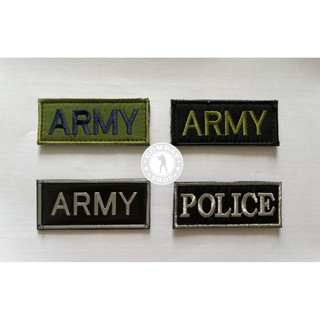 อาร์มตำรวจตีนตุ๊กแก อาร์มทหารตีนตุ๊กแก Police Army ทหาร ตำรวจ