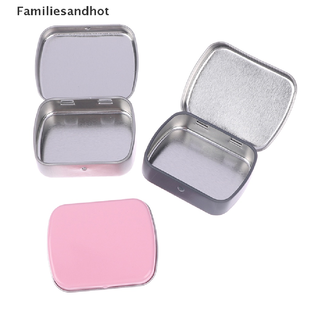 familiesandhot-gt-โลหะเปล่า-ขนาดเล็ก-ดีบุก-ฝาพับ-กล่องเก็บยา-เคสออแกไนเซอร์-สําหรับลูกอม-คีย์ดี