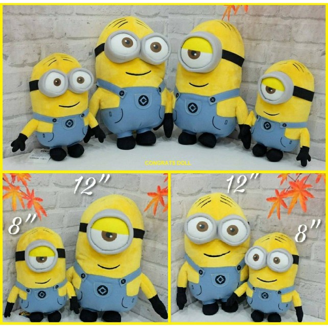 ลิขสิทธิ์แท้-ส่งฟรี-9-12-16-นิ้ว-มินเนี่ยน-minion-มินเนียน-ตุ๊กตา