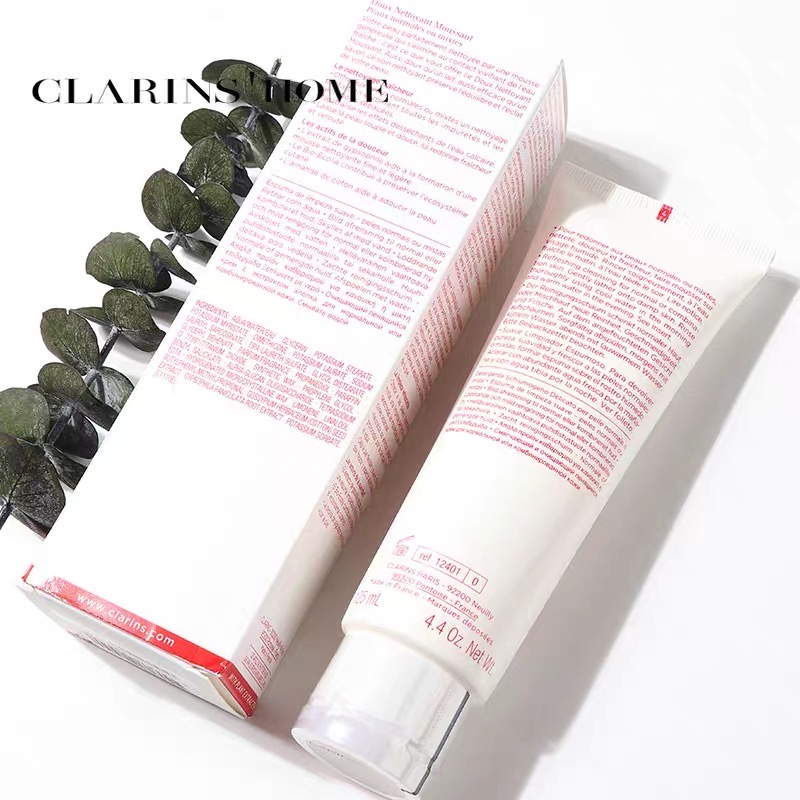 clarins-gentle-foaming-cleanser-for-combination-oily-skin-125ml-โฟมล้างหน้า