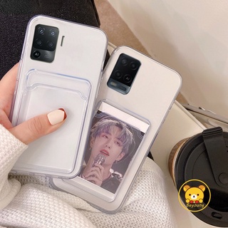 เคสโทรศัพท์มือถือแบบนิ่ม TPU ใส พร้อมช่องใส่บัตร สําหรับ iPhone 14 Plus 14 13 12 11 Pro Max 13 12 Mini XS Max XR X 8 7 6 6s Plus SE2