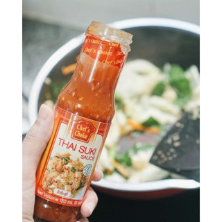 Chefs choice : Thai Suki Sauce น้ำจิ้มสุกี้ ซอสสุกี้ ขนาด 150ml สำหรับผู้ทานมังสวิรัติ Vegan