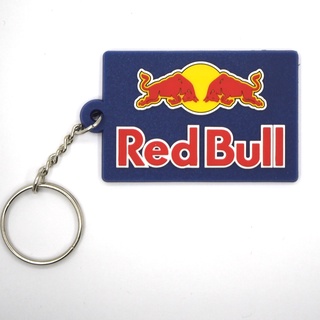 พวงกุญแจยาง Red Bull เรดบูล กระทิงแแดง พร้อมส่ง