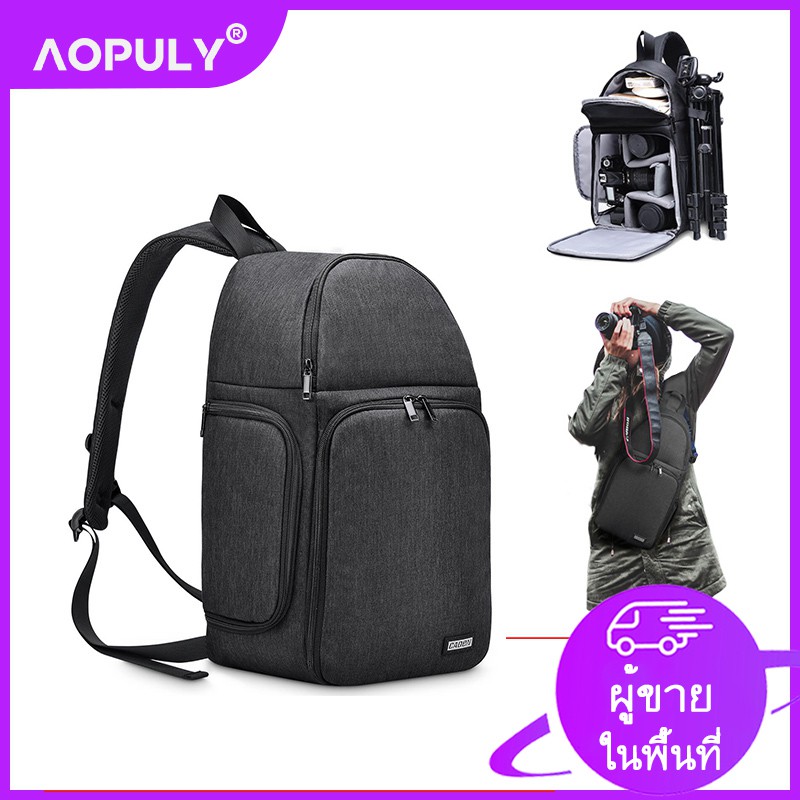 aopuly-กระเป๋าสะพายกล้องกันน้ำป้องกันรอยขีดข่วนสวมใส่ไหล่ข้ามดิจิตอลเคสกันน้ำกันฝนกระเป๋ากล้อง-dslr-กระเป๋ากล้อง-slr