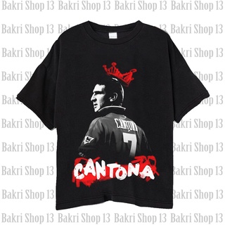 เสื้อยืด พิมพ์ลาย Manchester United Legend Eric Cantona สําหรับผู้ชาย และผู้หญิงS-5XL