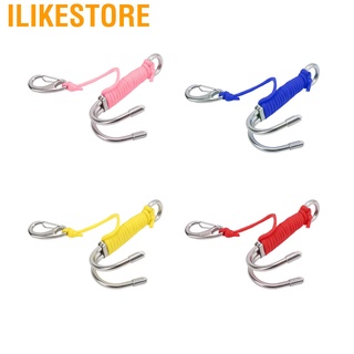 สินค้า Ilikestore Drift Double Hook  Diving Anti Rust Powerful Corrosion Wear Resistant Heavy Duty with Line for Cave Dive