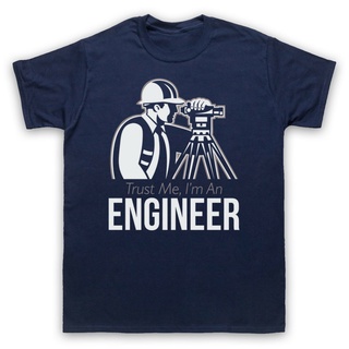 เสื้อยืด ทรงหลวม พิมพ์ลาย Trust Me IM An Engineer สําหรับผู้ชาย