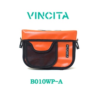 VINCITA B010WP-A กระเป๋าติดหน้าแฮนด์กันน้ำ 100% มีสายสะพาย พร้อม คลิปปลดเร็ว Klickfix รับประกันสินค้า 2 ปี - จัดส่งฟรี!