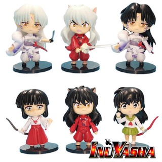 สินค้า โมเดล อินุยาฉะ เทพอสูรจิ้งจอกเงิน Inuyasha มี 6 แบบ สินค้าพร้อมส่ง เก็บปลายทางได้