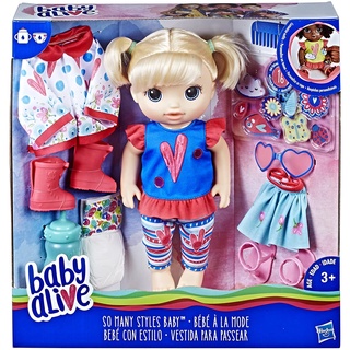 Baby Alive So Many Styles Baby Blonde Doll E2101 Baby Alive So So Many Styles Baby Blonde Doll ตุ๊กตาเด็กทารก สีบลอนด์ E2101 ตุ๊กตาเด็ก