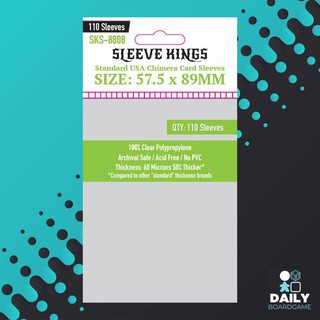 Sleeve Kings : 57.5x89 mm Standard USA Chimera Card Sleeves - 110 Pack