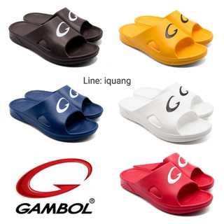ภาพหน้าปกสินค้ารองเท้าแตะสวม​​กันน้ำ Gambol เบา-นุ่มมาก-ยึดเกาะ​ GM42170 ดำ กรมท่า น้ำตาล เหลือง แดง ขาว เขียว Size​ 37-43 ที่เกี่ยวข้อง