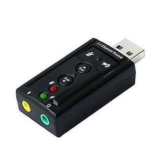 ภาพหน้าปกสินค้า🔥USB 2.0 แบบพกพาการ์ดเสียง Virtual 7.1 Channel Stereo Audio Adapter ที่เกี่ยวข้อง