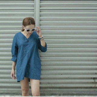 Denim Jeans Dress เสื้อ/เดรส