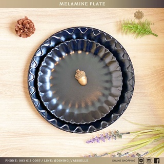 จานเมลามีน Melamine Sqaral Plate อุปกรณ์บนโต๊ะอาหาร