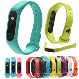 สินค้า สายนาฬิกาข้อมือซิลิโคน สำหรับ Xiaomi Mi Band 2 Bracelet Miband 2 Watchband Strap