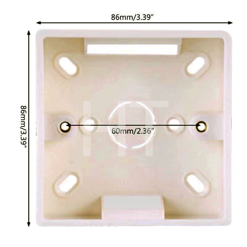lsg-กล่องสวิทช์ผนัง86-รุ่นกล่องแยกพีวีซีด้านล่างเหมาะสำหรับกล่องติดตั้งภายนอกและกล่องติดตั้งภายในขนาด-86-86m