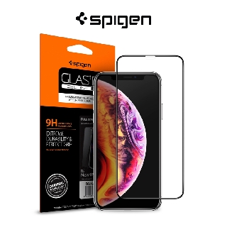 Spigen iPhone 11 Pro Max / iPhone XS Max ครอบคลุมเต็มรูปแบบ HD กระจกนิรภัย