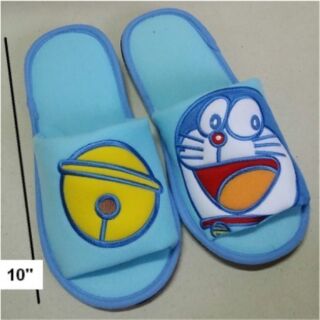 ลิขสิทธิ์แท้ รองเท้าอยู่บ้าน ลาย Doraemon โดเรม่อน ขนาด 10 นิ้ว