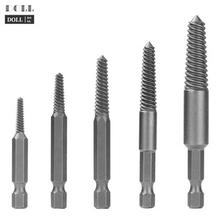 【DOLLDOLL】Hex Screw Extractors Hex Shank Set Metal M3-M18 Metalworking Tools Durable