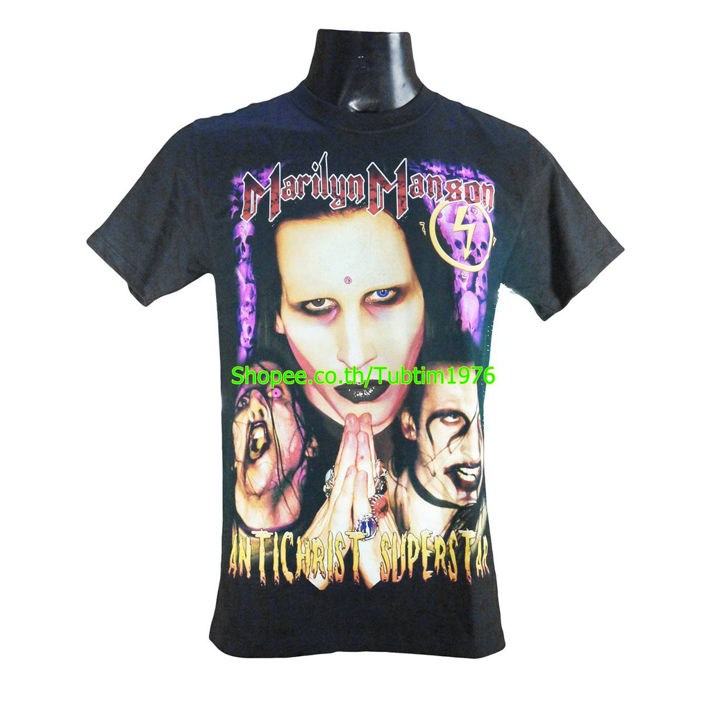 เสื้อยืดสุดเท่เสื้อวง-marilyn-manson-เสื้อวงร็อค-เมทัล-สากล-เสื้อวินเทจ-มาริลีน-แมนสัน-mms1807sto5xl