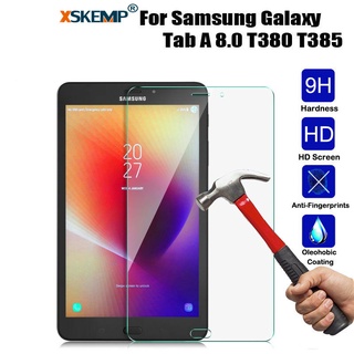 ฟิล์มกระจกนิรภัยกันรอยหน้าจอ 9H กันระเบิด สําหรับ Samsung Galaxy Tab A 8.0 T380 T385 2017