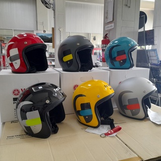 หมวกกันน็อค Fazzio Helmet มีให้เลือก 6 สี รูปทรง C300 แท้จาก Yamaha หมวกเด็ก ผู้ใหญ่ 58cm มีแก๊ปหน้า ไม่มีแว่น