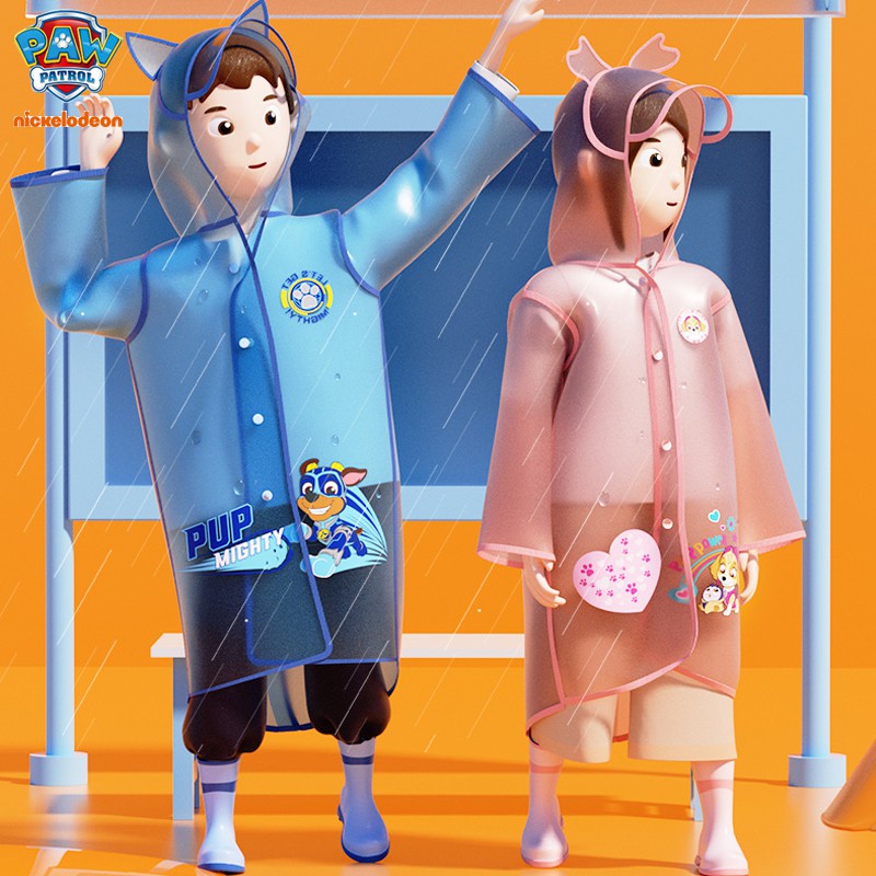 ภาพสินค้าPaw Patrol เสื้อกันฝนเด็กนักเรียน พร้อมกระเป๋านักเรียน การ์ตูน เสื้อกันฝน เสื้อกันฝน ไวนิลนุ่ม จากร้าน wuyan33.th บน Shopee ภาพที่ 4