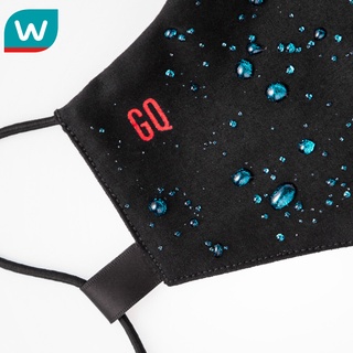 ภาพขนาดย่อของภาพหน้าปกสินค้าGQ จีคิว หน้ากากผ้า กันน้ำ สีดำ 1ชิ้น (ซักได้ 30 ครั้ง) จากร้าน watsons_official บน Shopee ภาพที่ 2