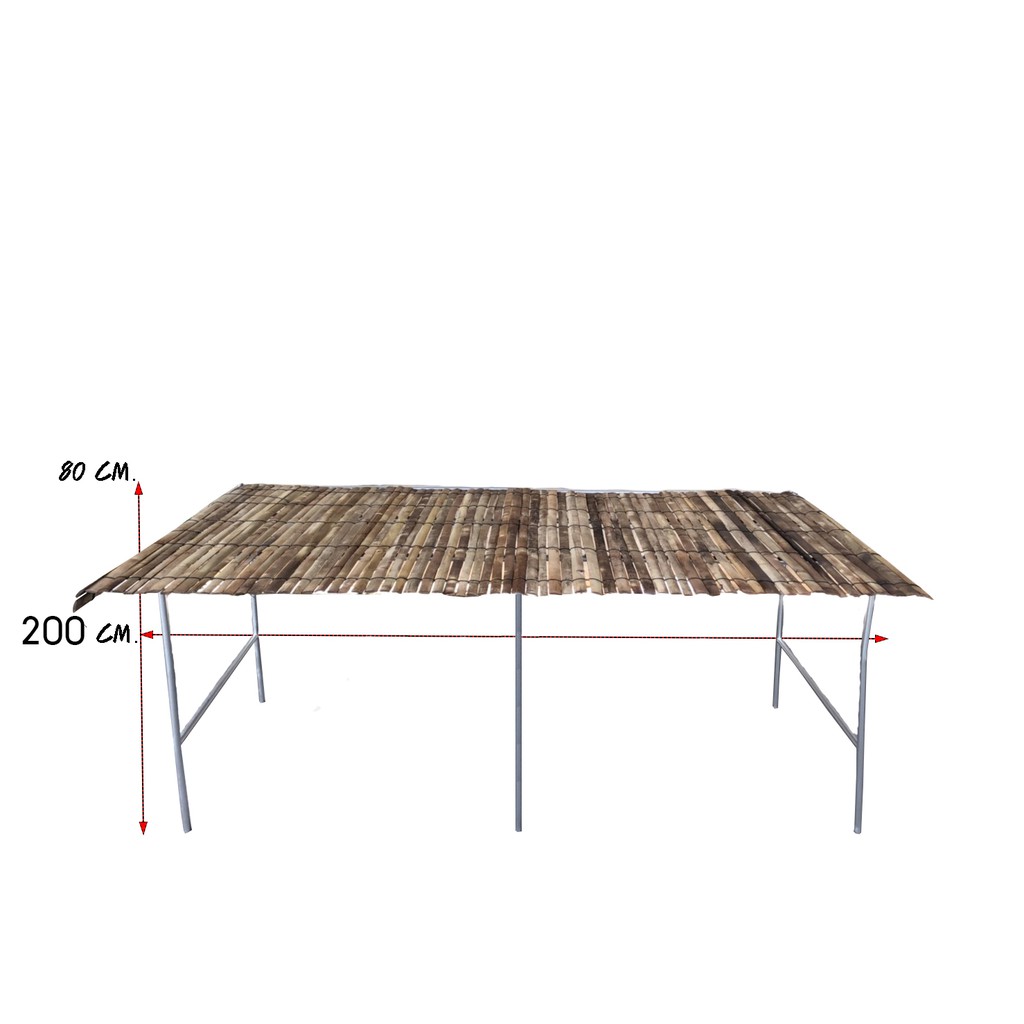 แผงขายของตลาดนัด-ไม้ไผ่-ชุดแคร่ตลาด-โต๊ะขายของ-ขนาด-กว้าง-100-ยาว-200ซม-สูง-80-ซม
