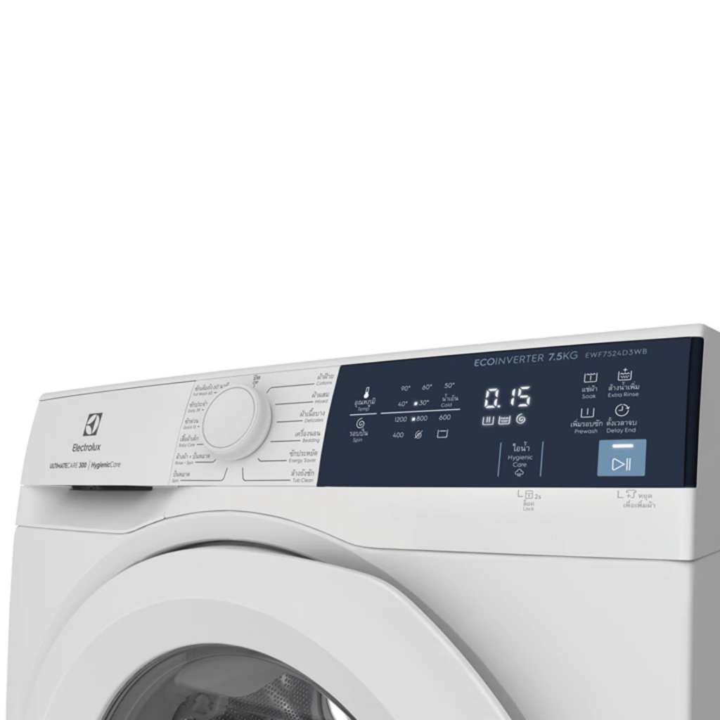 ภาพสินค้าElectrolux เครื่องซักผ้า ฝาหน้า รุ่น EWF7524D3WB ขนาด 7.5 กก. Eco Inverter EWF7524 EWF7525 จากร้าน unionkk บน Shopee ภาพที่ 4