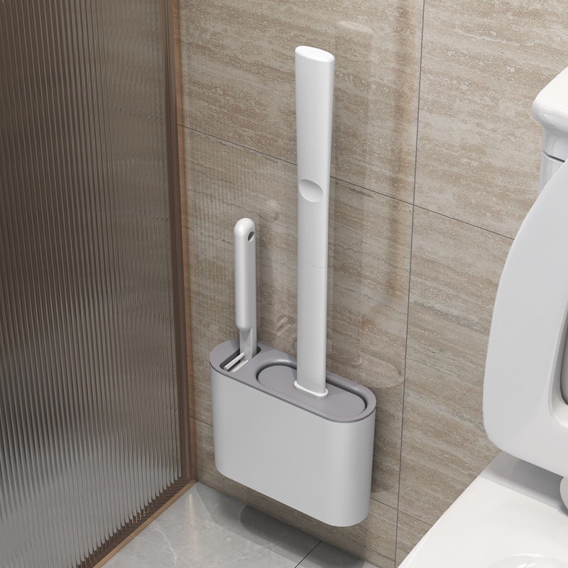 สิ่งประดิษฐ์ทำความสะอาดแปรงขัดห้องน้ำ-ไร้จุดบอด-แปรงขัดห้องน้ำอเนกประสงค์-พร้อมฐานรอง