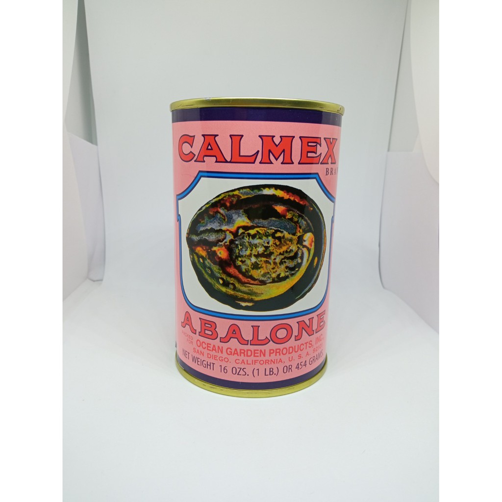 หอยเป่าฮื้อกระป๋อง-เม็กซิโก-ตราพวงมาลัยเรือ-พังงาเรือ-ขนาด2ตัว-calmex-abalone-2-product-of-maxico