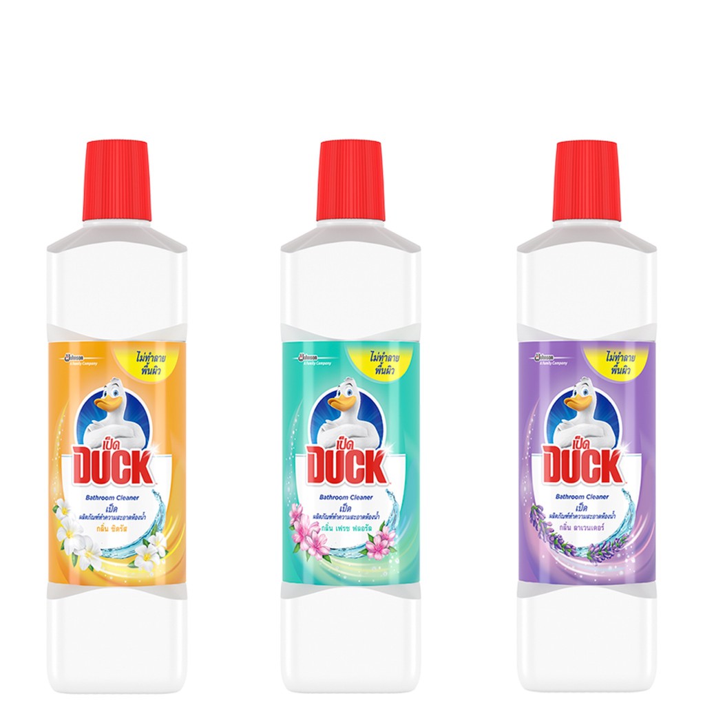 มี-3-สี-3-กลิ่น-duck-bathroom-cleaner-เป็ด-ผลิตภัณฑ์ทำความสะอาดห้องน้ำ-450-มล