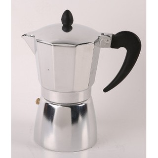 มอคค่าพอท (MOKA POT)หม้อต้มกาแฟสด อลูมิเนียม 3 ถ้วย ก้นกลม