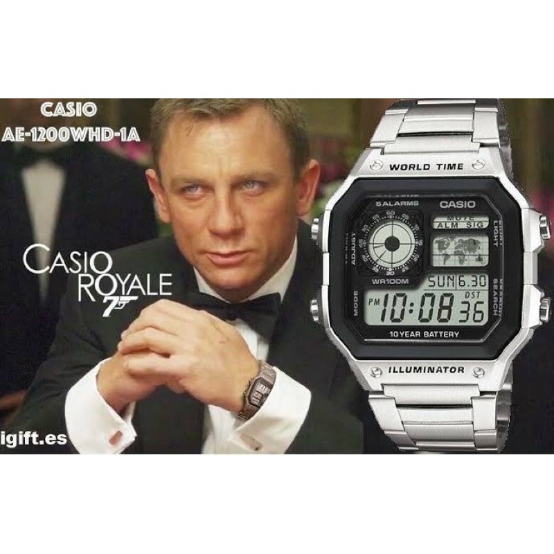 ภาพหน้าปกสินค้านาฬิกา CASIO STANDART รุ่น AE-1200WHD/AE-1200WHB/AE-1200WH ของแท้ประกันCMG รับประกันศูนย์ 1 ปี