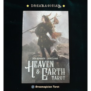Heaven And Earth Tarot กล่องใหญ่พร้อมคู่มือ ไพ่ยิปซีแท้ลดราคา ไพ่ยิปซี ไพ่ทาโร่ต์ ไพ่ออราเคิล Tarot Oracle
