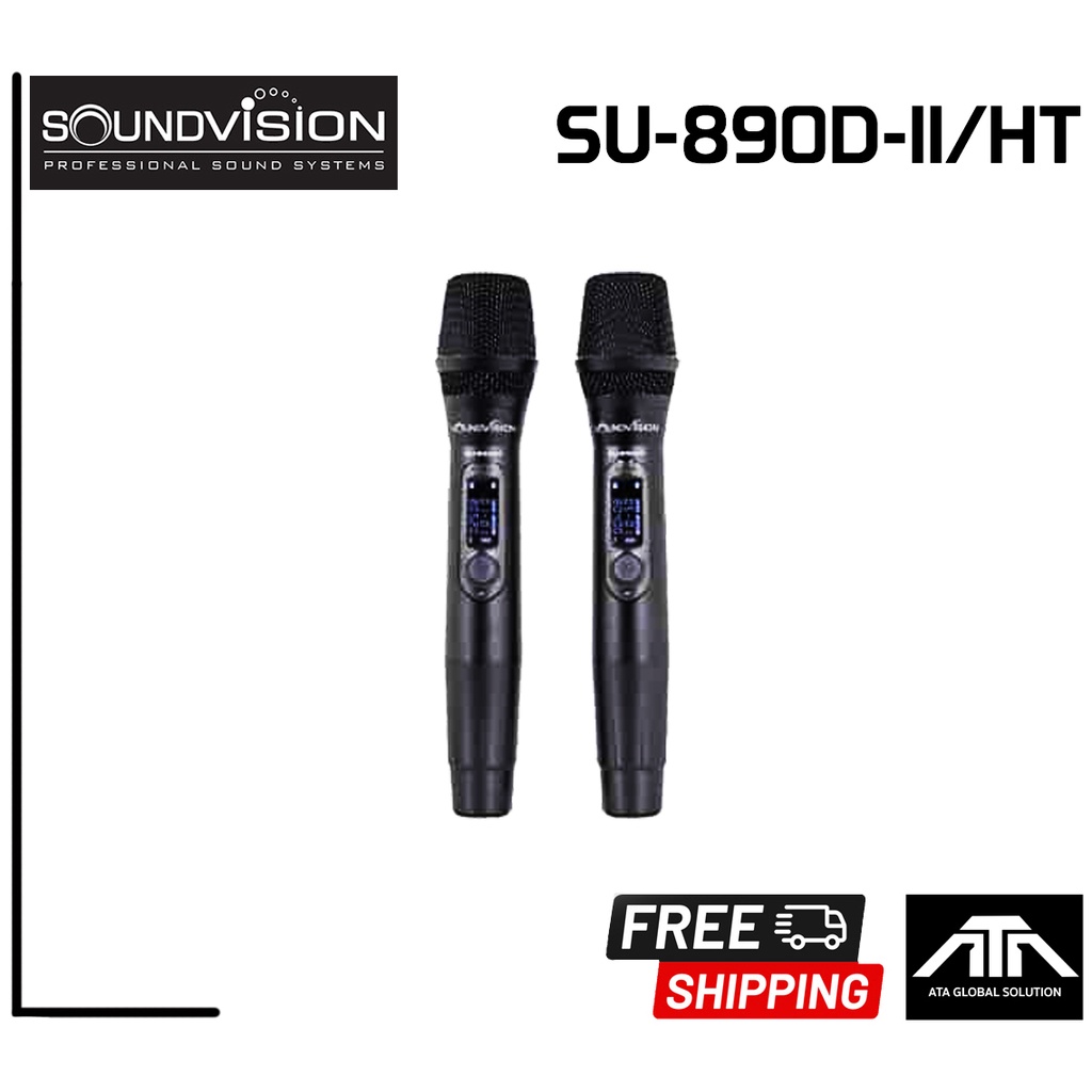 ชุดไมค์ลอย-ดิจิตอล-มือถือคู่-soundvision-su-890d-ii-ht-ย่าน-uhf-คลื่นความถี่-694-5-702-7-mhz-digital-wireless-microphone