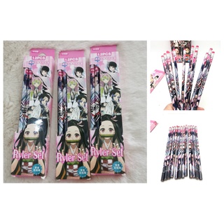 ดาบพิฆาตอสูร ดินสอไม้  1 กล่อง 12 แท่ง สินค้าพร้อมส่ง