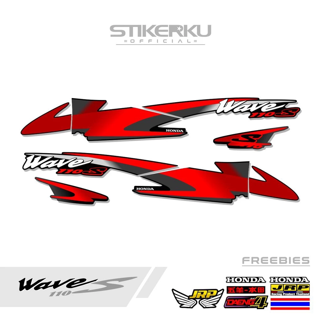 สติ๊กเกอร์แต่ง Honda Wave 110S รุ่น UPRA X OLD WAVE