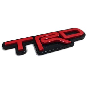 ป้ายโลโก้ โตโยต้า แต่งรถ Logo TRD ขนาด 12 cm.