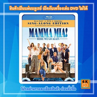 หนังแผ่น Bluray Mamma Mia! Here We Go Again (2018) มามา มียา 2 Movie FullHD 1080p