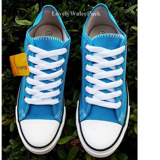 สินค้า Gold City-1207 สีฟ้า รองเท้าผ้าใบพื้นนุ่มใส่ทน Size 36-45