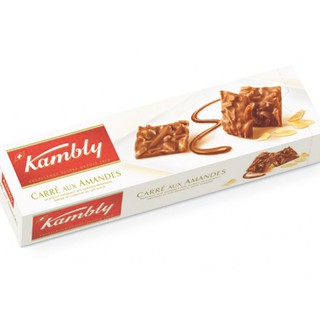 แคมบลีย์ บิสกิตโรยหน้าอัลมอนด์หั่นแท่งเคลือบด้วยช็อกโกแลตนม นำเข้าจากสวิสเซอร์แลนด์ Kambly 100 กรัม