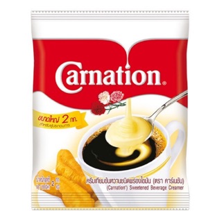((พร้อมส่ง🔥))Carnation นมข้นหวานคาร์เนชั่น 2 kg นมคาร์เนชั่น ครีมเทียมข้นหวานชนิดพร่องไขมัน